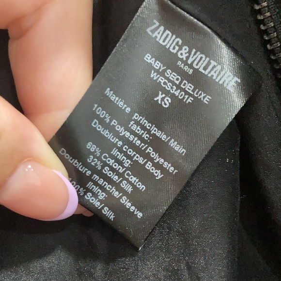 ZADIG AND VOLTAIRE BABY DELUXE JACKET - Picture 9 of 11